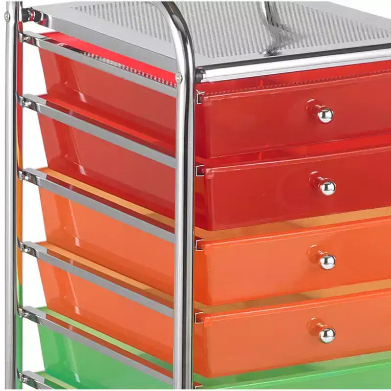 ECR4Kids 20-Drawer Everyday Mobile Storage Utility Cart, Craft Organizer