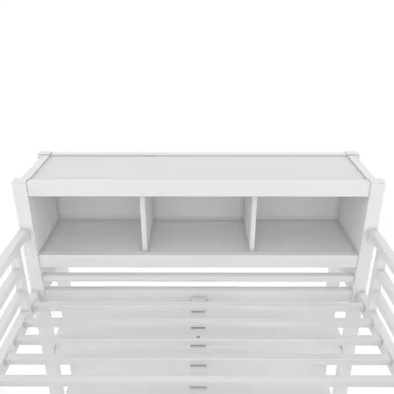 Okak Full/Queen Size Loft Bed with Wardrobe & L-Shaped Desk,Heavy Duty Metal Bunk Beds with Storage,High Loft Beds for Teens & Adults