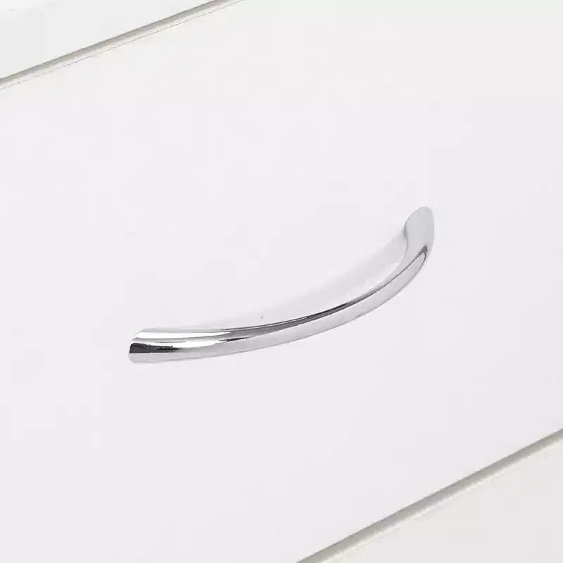 Karl Home 4-Drawer White Particle Board 25.98in. W Chest of Drawer