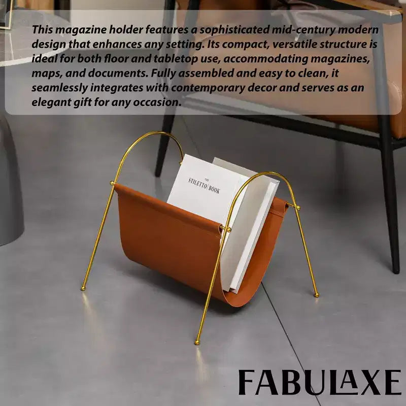 Fabulaxe Magazine Holder and Rack for Desktop, Home Office, Living Room, Waiting Areas, Magazines, Books, Newspapers and Other Reading Materials 14