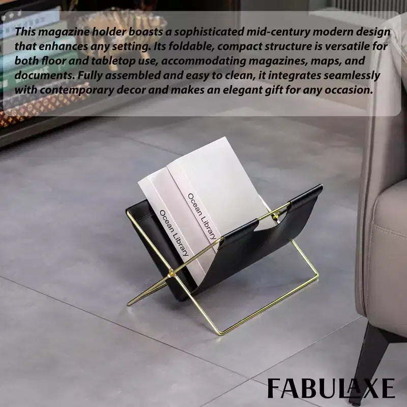 Fabulaxe Magazine Holder and Rack for Desktop, Home Office, Living Room, Waiting Areas, Magazines, Books, Newspapers and Other Reading Materials 14