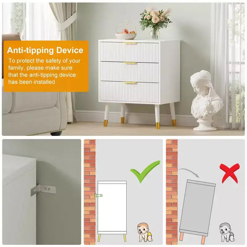Commode à 4 tiroirs pour chambre à coucher, commode moderne avec tiroirs