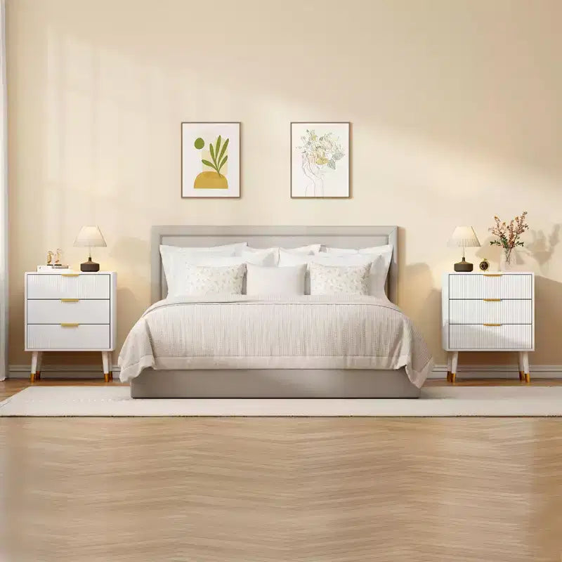 Commode à 4 tiroirs pour chambre à coucher, commode moderne avec tiroirs