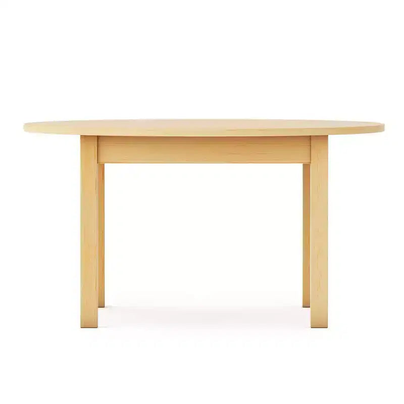 Guidecraft EdQ Toddler Table- Natural: Round Wooden Activity Table for Kids, 30 Diameter | Toddler Desk for Playroom, Daycare & Preschool
