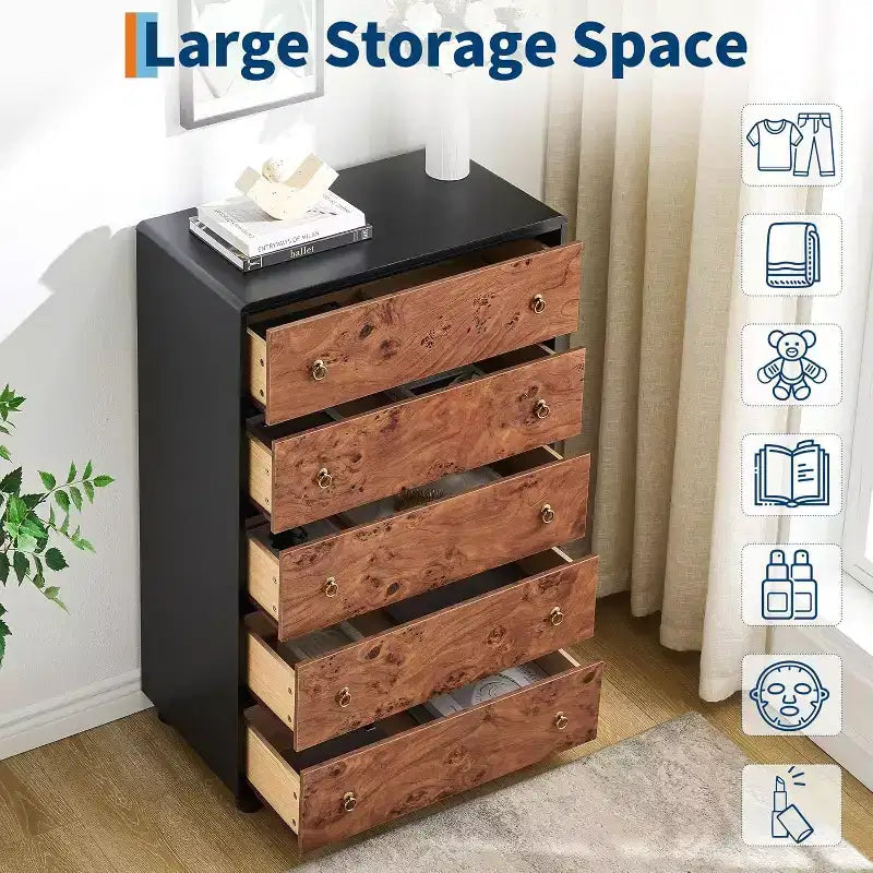 Commode moderne, Commode de rangement avec grande capacité de stockage