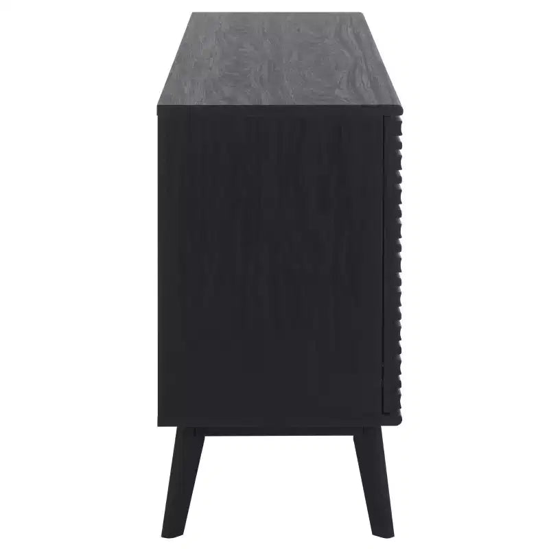 Grand meuble TV 4 portes 4 étagères