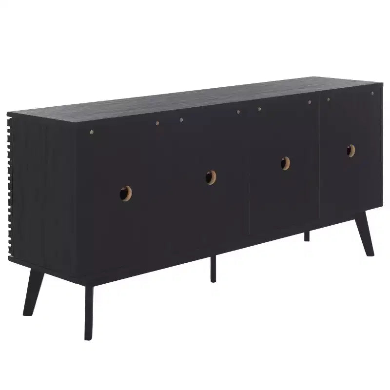 Grand meuble TV 4 portes 4 étagères