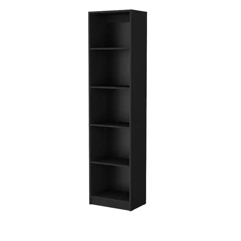 Bibliothèque cinq niveaux en bois noir