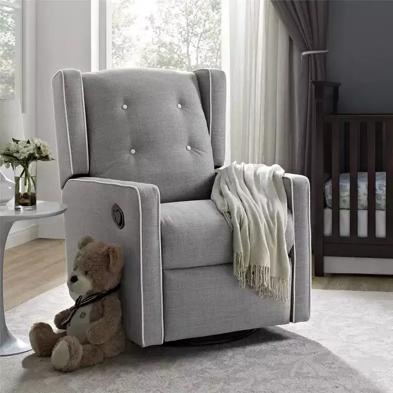 Fauteuil d'allaitement inclinable et pivotant 4 en 1