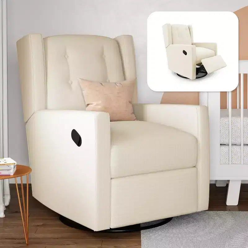 Fauteuil d'allaitement inclinable et pivotant 4 en 1