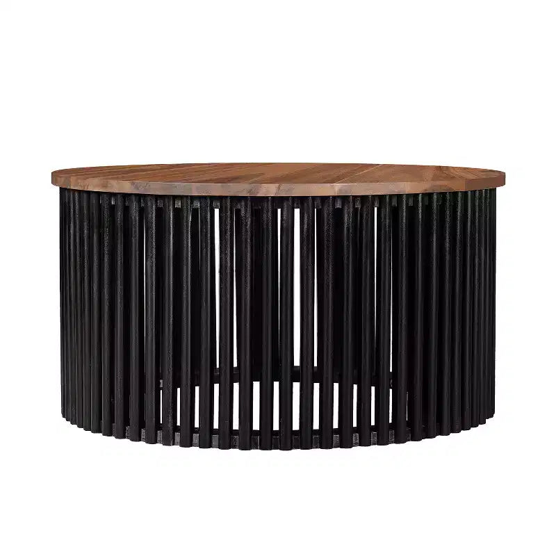 Table basse ronde en bois