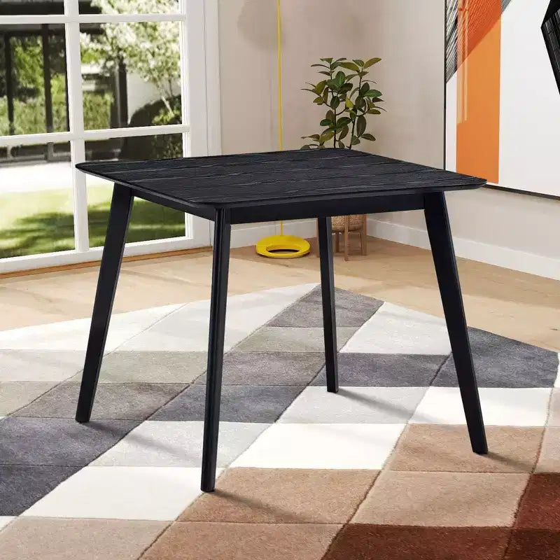 Okak Square Wooden Dining Table for 4 Kitchen Table Dining Table for Dining Room, Restaurant, Living Room