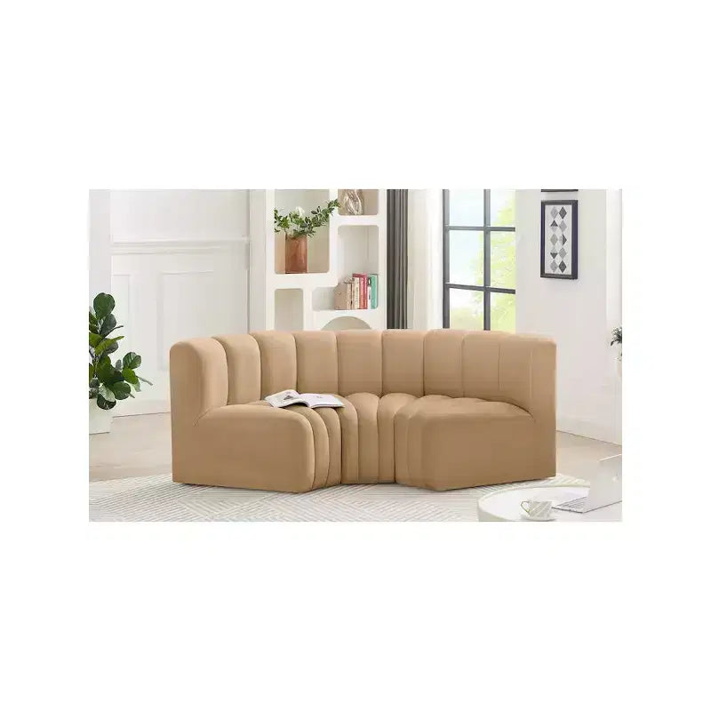 Meridian Furniture,Arc Velvet Modular Sofa