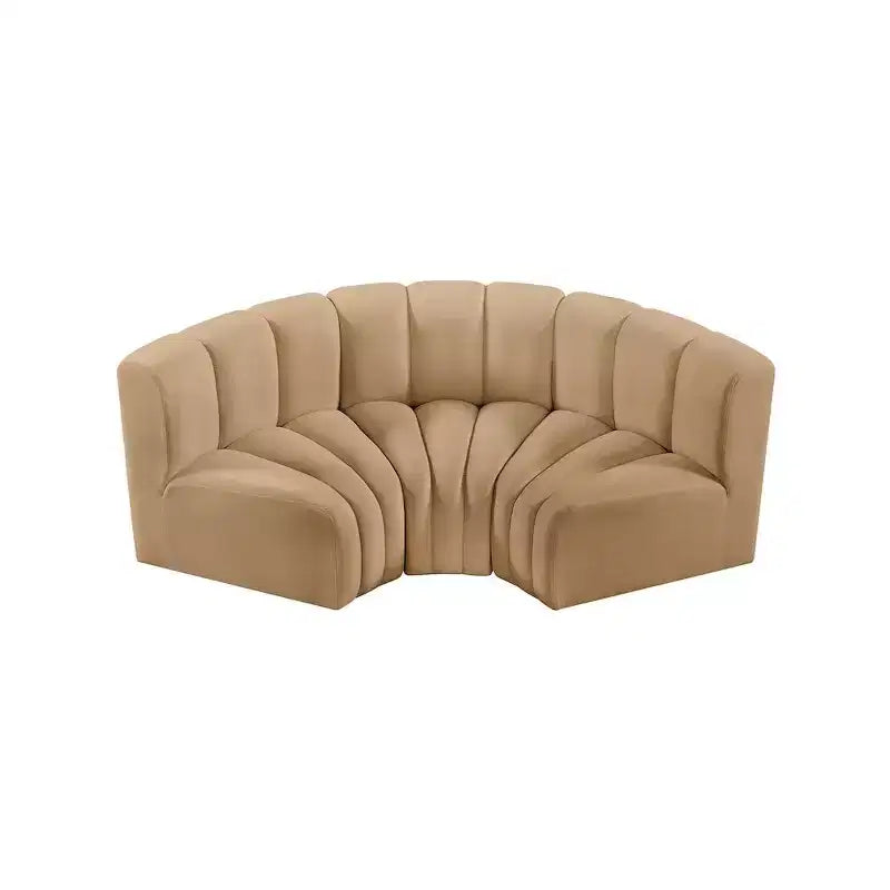 Meridian Furniture,Arc Velvet Modular Sofa