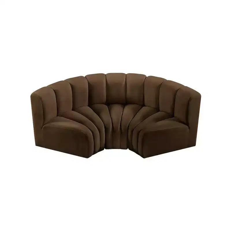 Meridian Furniture,Arc Velvet Modular Sofa