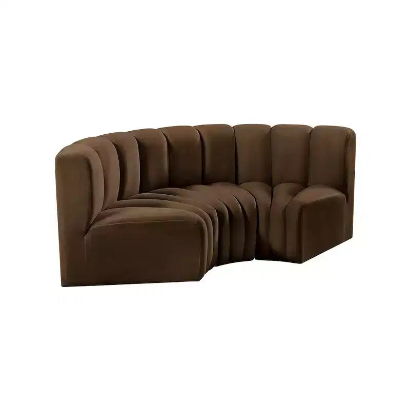 Meridian Furniture,Arc Velvet Modular Sofa
