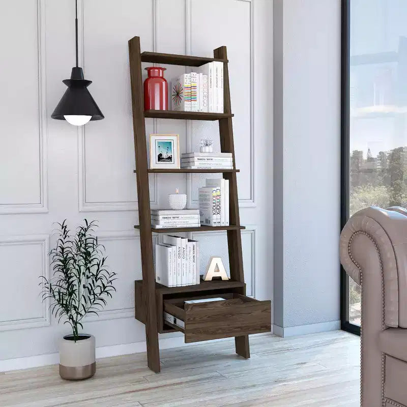 FM Furniture,Hamburg Ladder Bookcase