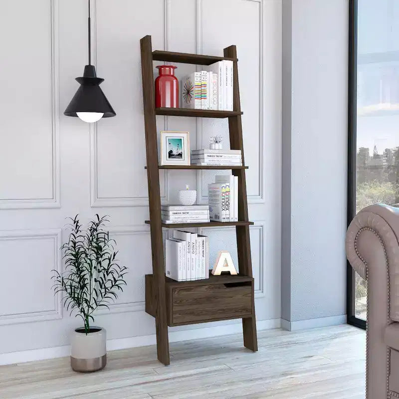 FM Furniture,Hamburg Ladder Bookcase