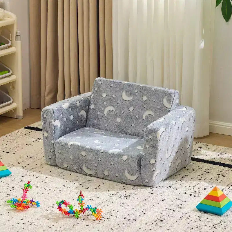 Karl Home 1-Piece Full Sponge Kids Single Folding Sofa Bed with Luminous Feature