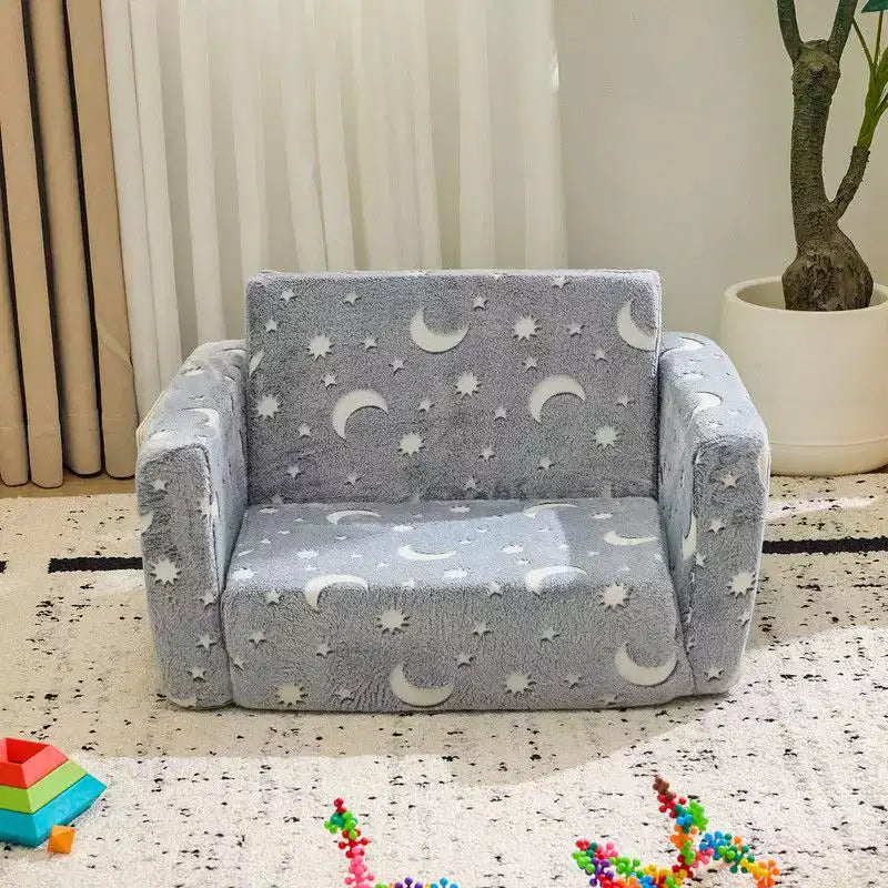 Karl Home 1-Piece Full Sponge Kids Single Folding Sofa Bed with Luminous Feature