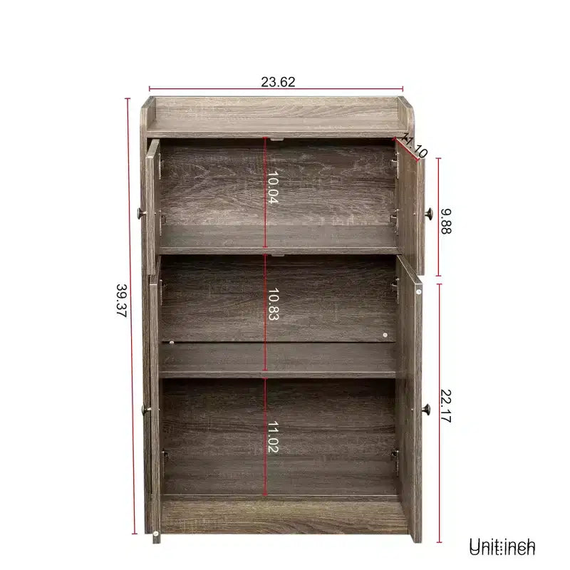 Kitchen Storage Cabinet, Freestanding Sideboard Buffets Cabinet with Door for Dinning Room Living Room Bathroom