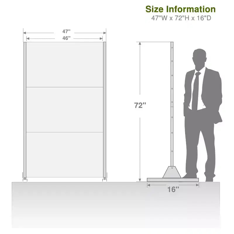 MAYEERTY Room Divider Screen Francis Rice Pattern Black Galvanized Sheet 72x47x2in 3-Piece Set 3-Piece Set