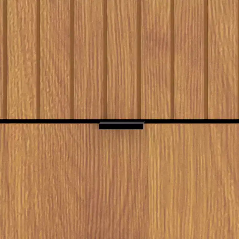 Galano Zaffy 6 Drawer Dresser (Interlock) - Amber Walnut