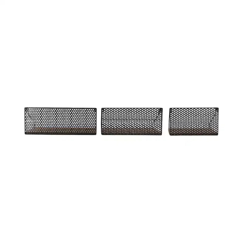 Wall Storage Shelves Set of 3 - Boho Metal & Wood Hanging Shelves with Veneer Finish - Iron Frame - Decorative Floating Shelves for Home & Office