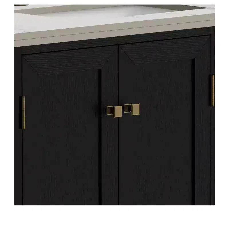 36 Inch Bathroom Vanity with Ceramic Sink Bathroom Storage Cabinet with 2 Doors amd 3 Drawers 2 Doors