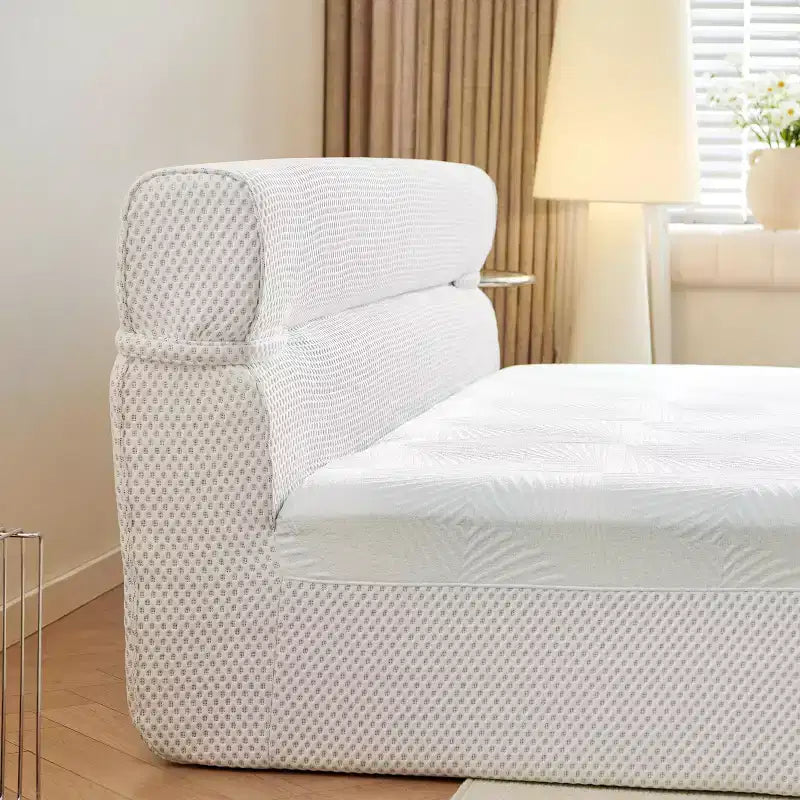GDFStudio Christelle Contemporary Upholstered Mattress Bed