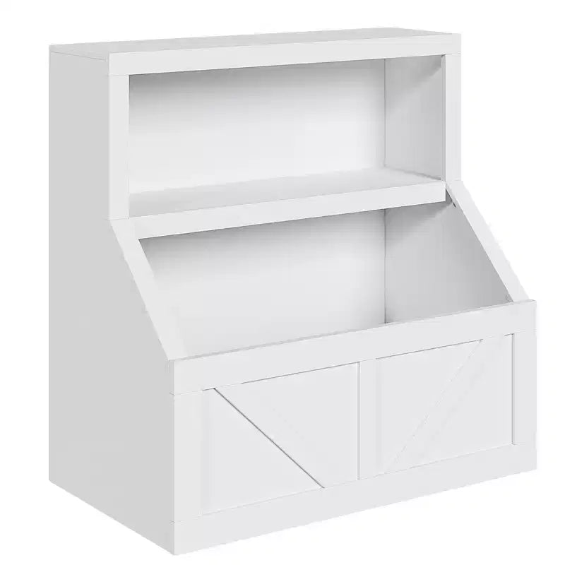 Kids Bookshelf, Storage Organizer Cabinet with Anti-Tipping Device, Waterproof Toddler Organizer Box for Nursery, Playroom, Bedroom, Hallway