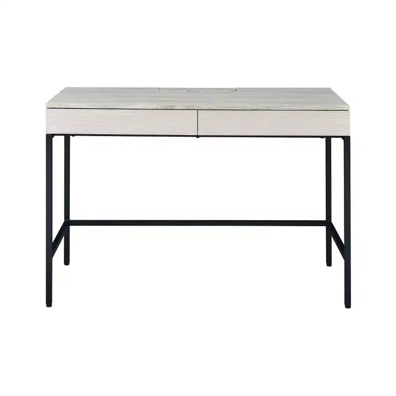 HomeStock 48 in.H Black Color Steel Standing Desks with No Storage