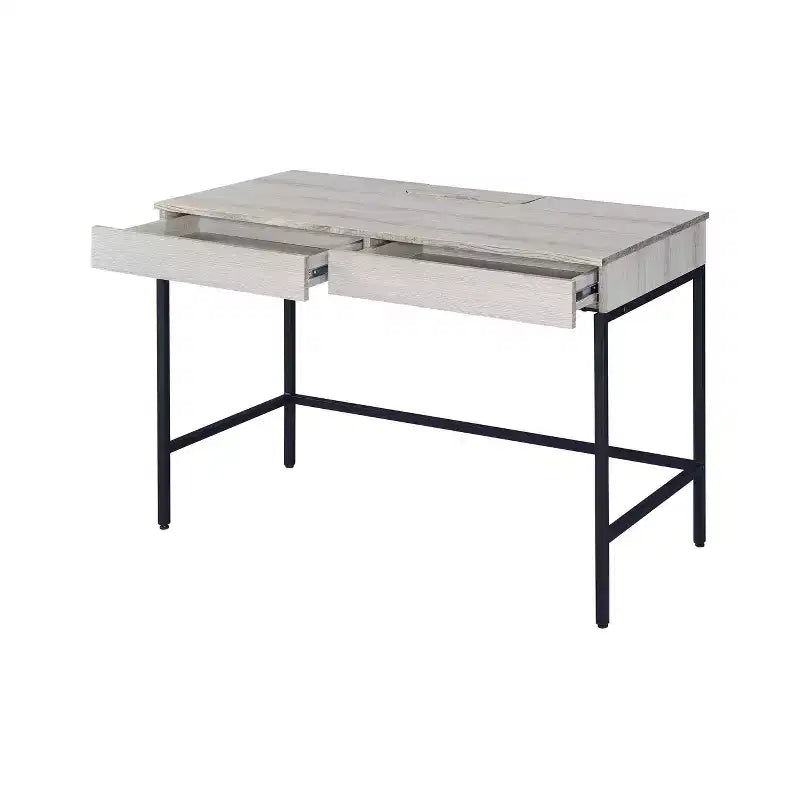 HomeStock 48 in.H Black Color Steel Standing Desks with No Storage
