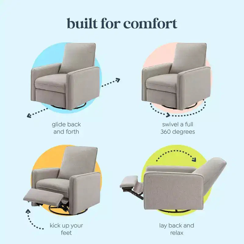 daVinci Penny Recliner and Swivel Glider