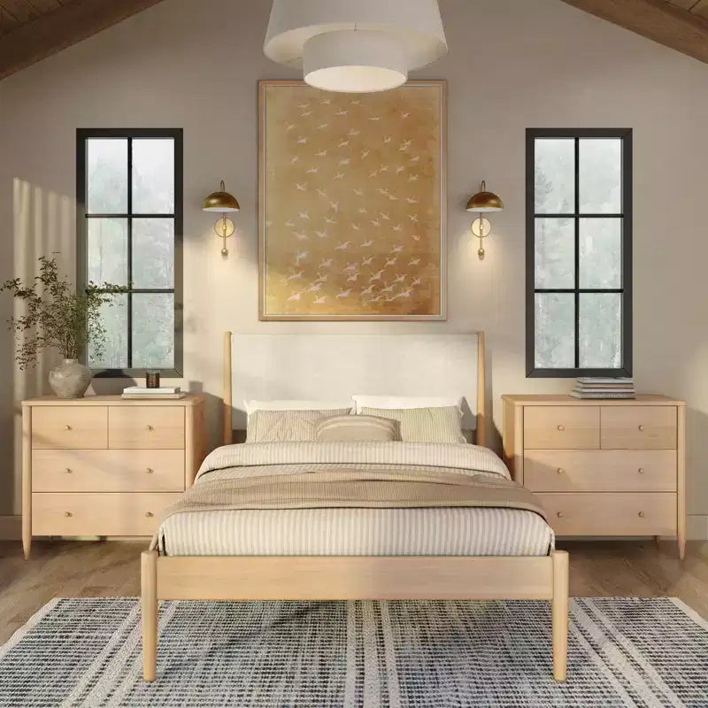 Harbor 3 Drawer with Divided Top Drawer Dresser