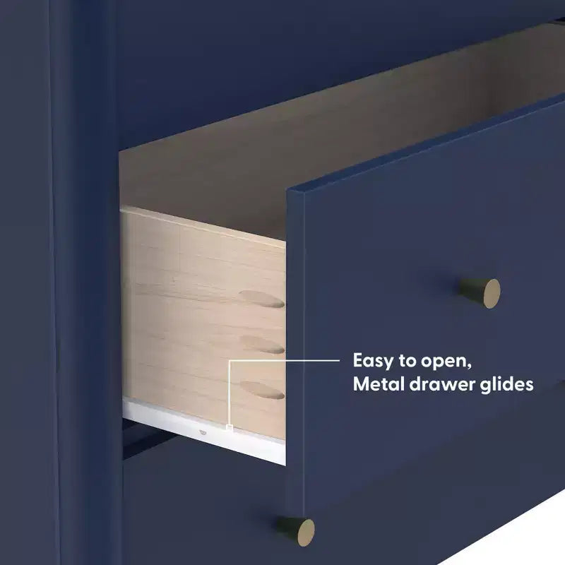 Harbor 3 Drawer with Divided Top Drawer Dresser