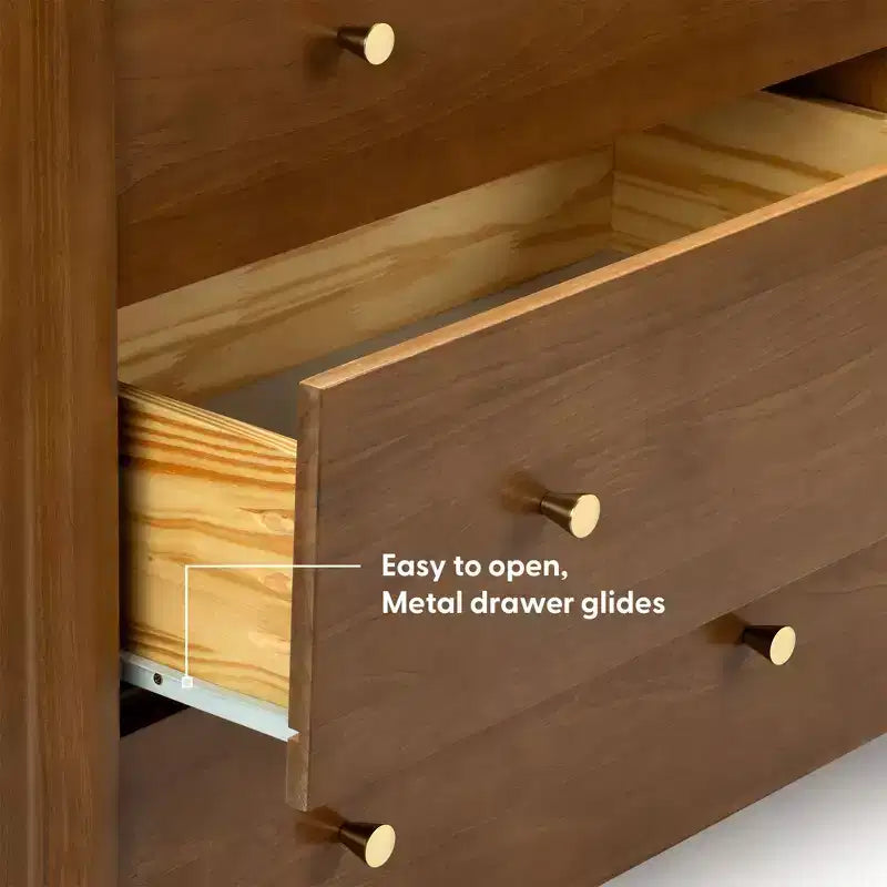 Harbor 3 Drawer with Divided Top Drawer Dresser