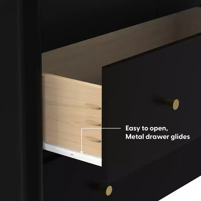 Harbor 3 Drawer with Divided Top Drawer Dresser