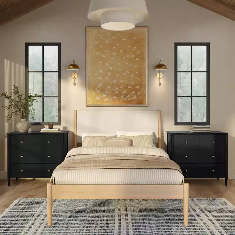 Harbor 3 Drawer with Divided Top Drawer Dresser