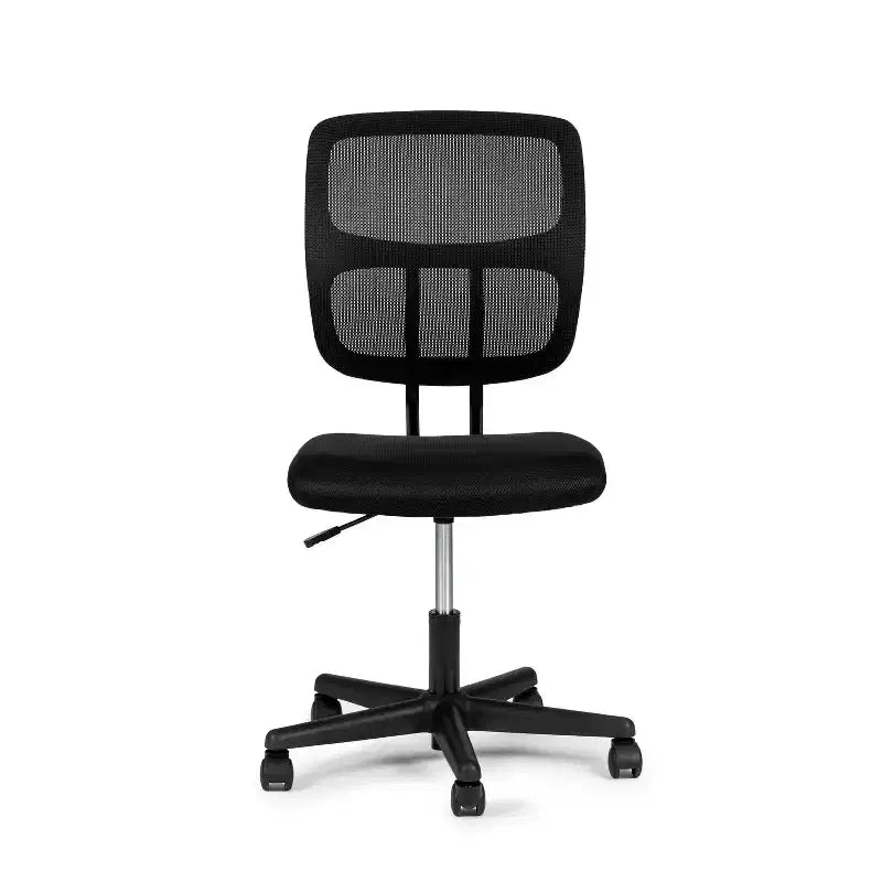 HomeStock Mesh Office Chair - Armless Desk Chair, Adjustable Height, Ergonomic Support