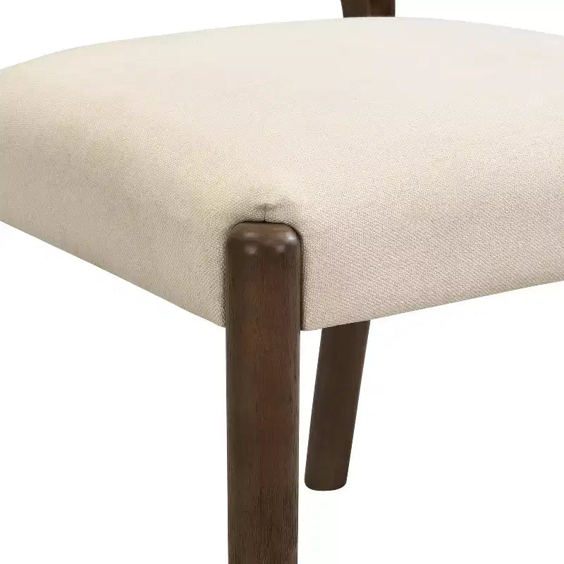 Christopher Knight Home Boyle Mid Century Fabric Upholstered Dining Chairs with Back (Set of 2)