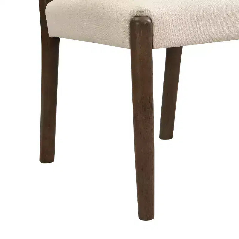 Christopher Knight Home Boyle Mid Century Fabric Upholstered Dining Chairs with Back (Set of 2)