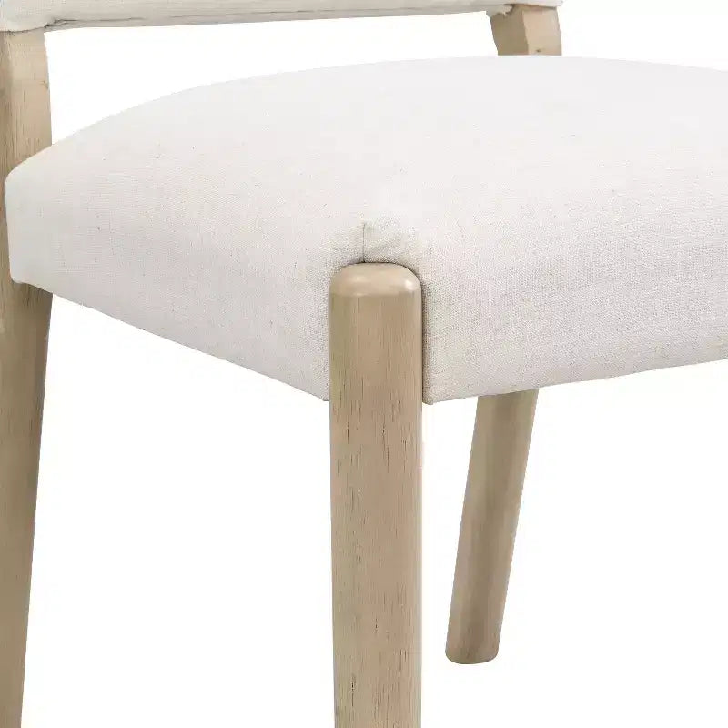 Christopher Knight Home Boyle Mid Century Fabric Upholstered Dining Chairs with Back (Set of 2)
