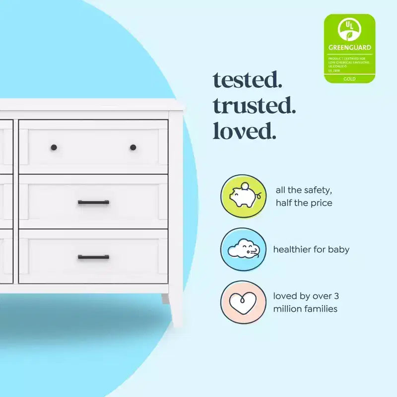 daVinci Beau 6-Drawer Dresser