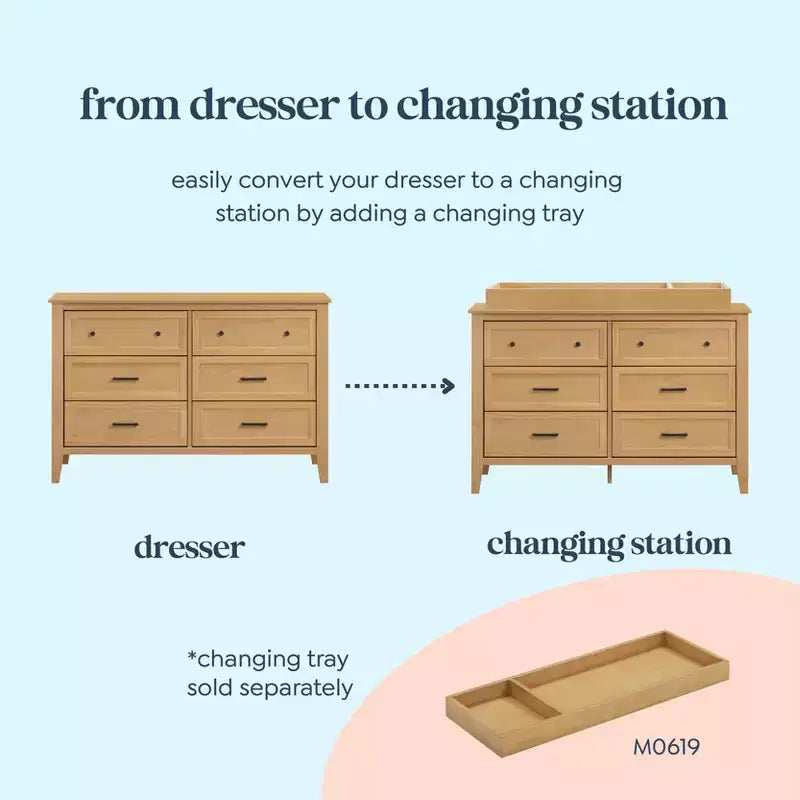 daVinci Beau 6-Drawer Dresser