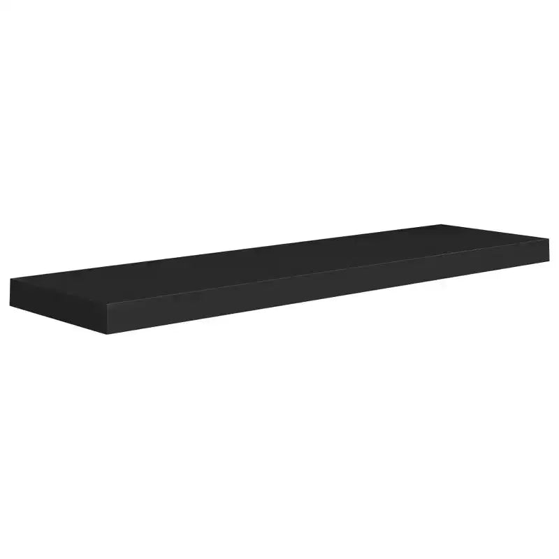 Wall Shelf Black Honeycomb MDF, metal Medium Wall Shelf