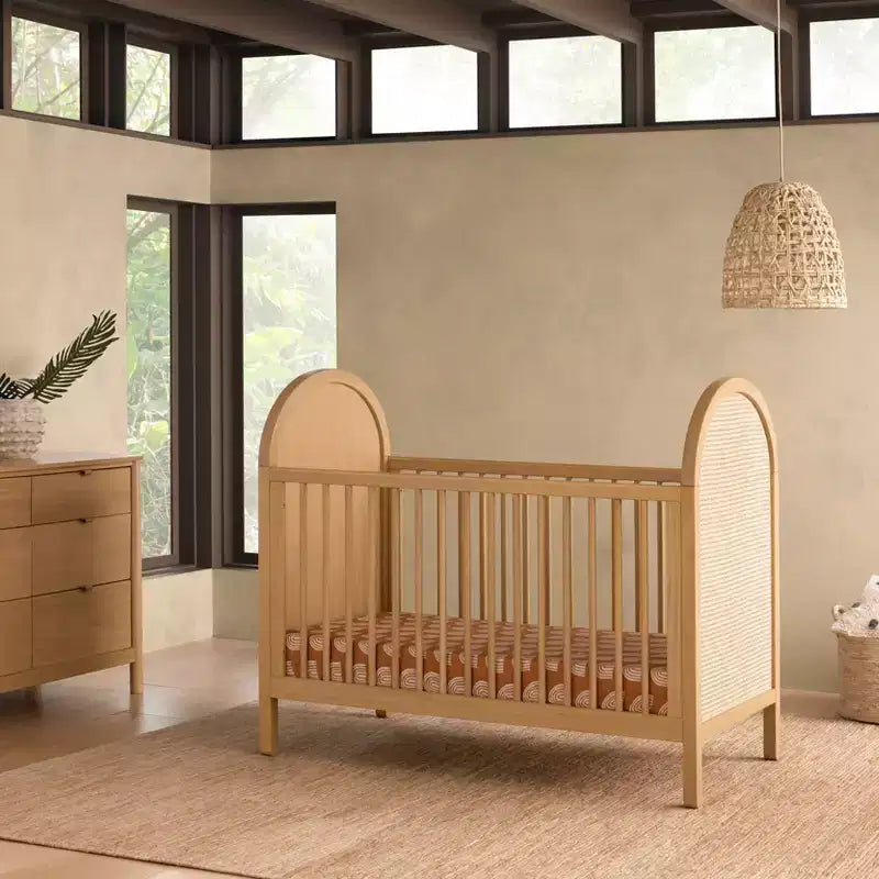 Babyletto Bondi Cane 3-in-1 Convertible Crib with Toddler Bed Conversion Kit