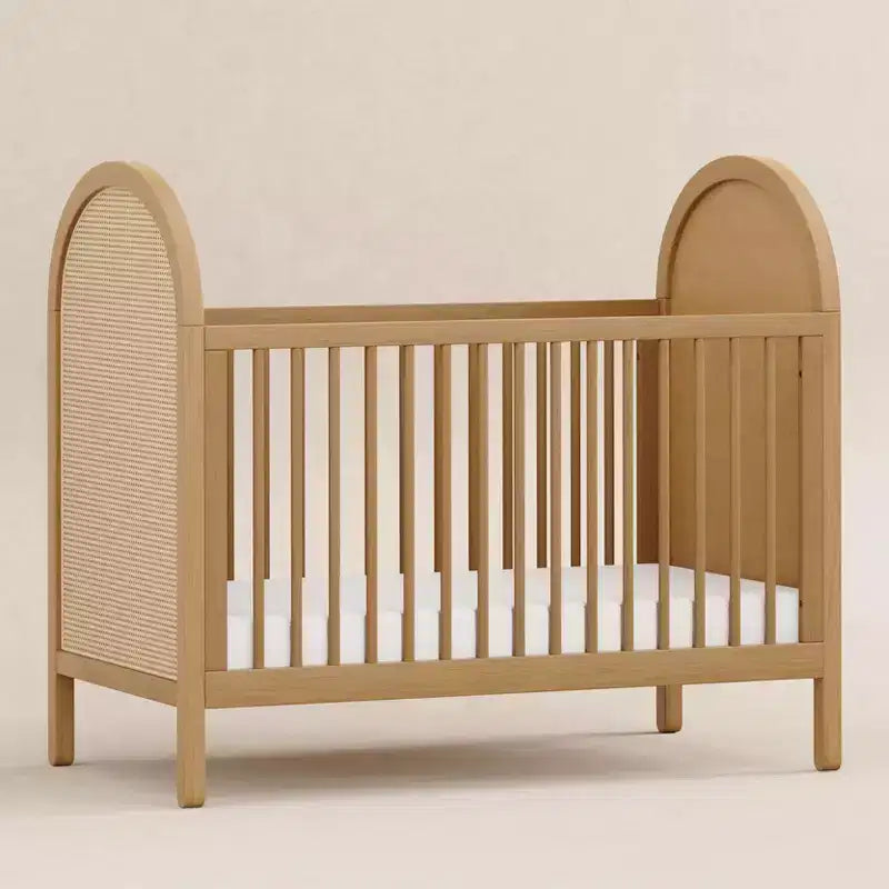 Babyletto Bondi Cane 3-in-1 Convertible Crib with Toddler Bed Conversion Kit