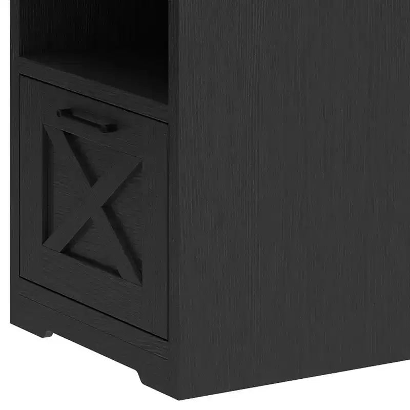 60 Inch L Shaped Desk Corner Computer Desk With File Drawer And Storage Cabinet For Home Office, Study Room