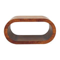 . Wood Amaya Coffee Table - Chestnut Finish As Shown